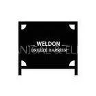 Weldon Square Breeze Barrier With 1c Logo Single Side Printing Restaurant Barriers
