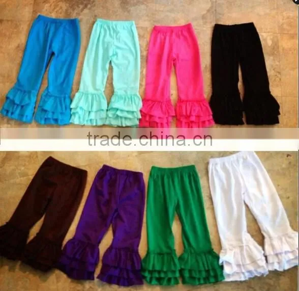 Boutique Ruffle Leggings Baby Toddler Kids Ruffle Pants