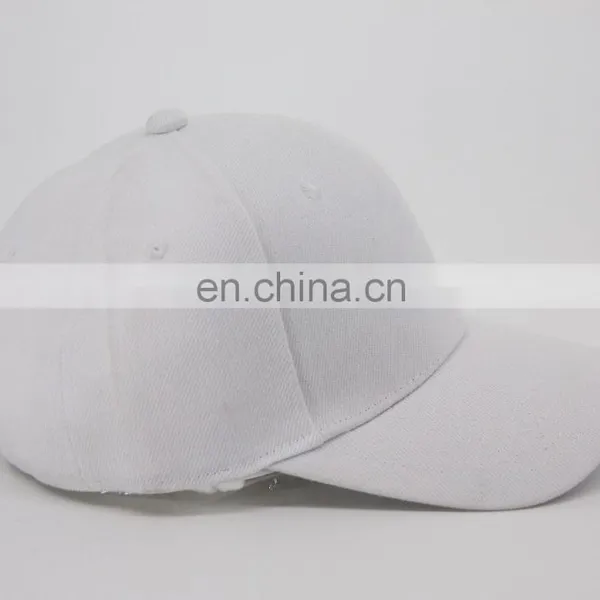 Bulk Printing High Quality CVC Metal Closure Big Visor Sports White Custom Logo High Crown Dad Cap for Ladies photo-3