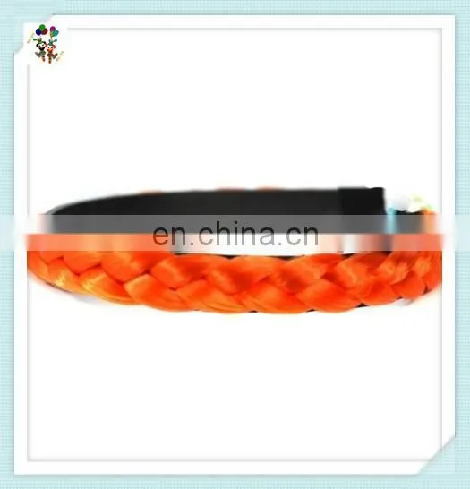 Girls Twist Braided Plait Hoop Colors Synthetic Hair Headband HPC-0121 photo-4