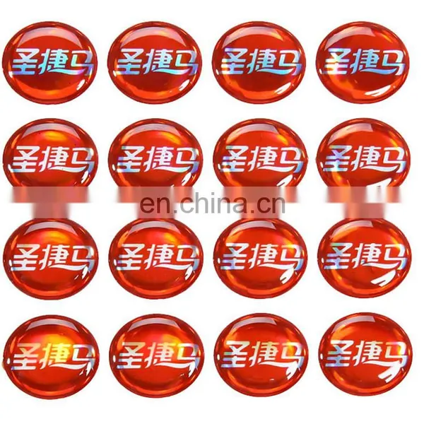 Factory Specializing for Crystal Epoxy Plastic Sticker/self-adhesive PVC Crystal Disu Trademark photo-3
