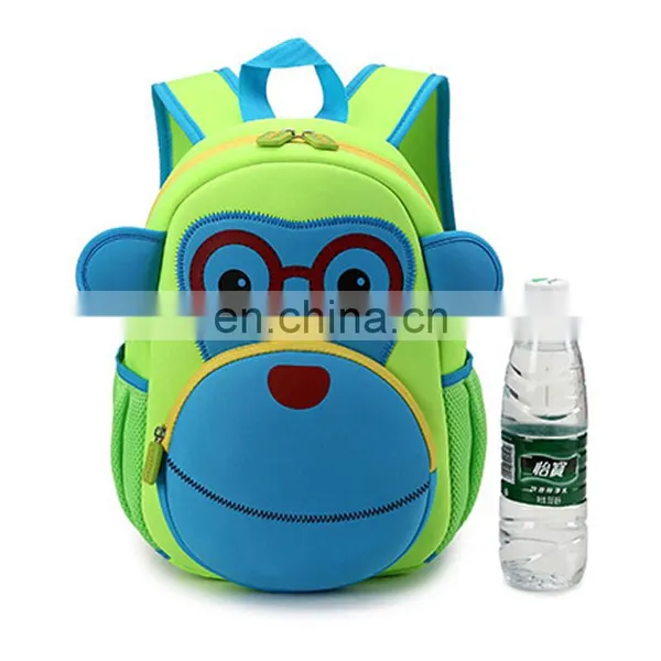 2017 Fashion Design Monkey Cartoon Kids Backpack for Wholesale photo-6