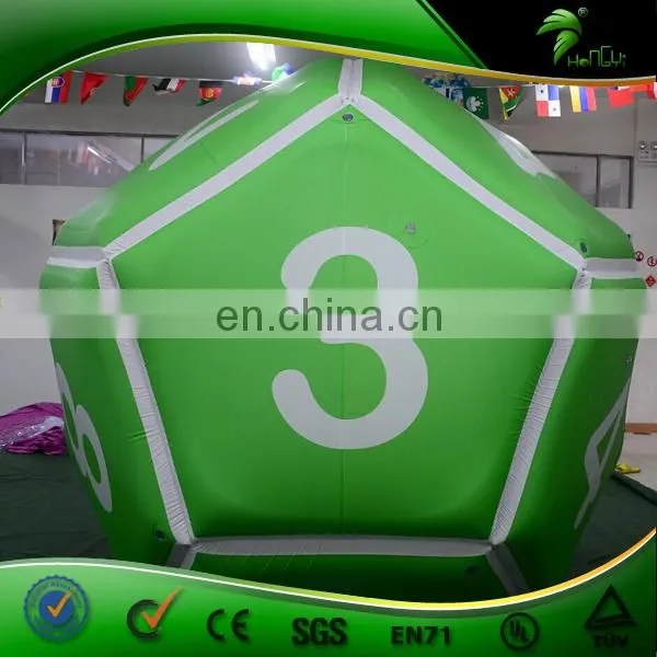 4 m Hanging Inflatable Dice Shape Balloon Inflatable Custom Polygon Ball Advertising Display PVC Decorative photo-4