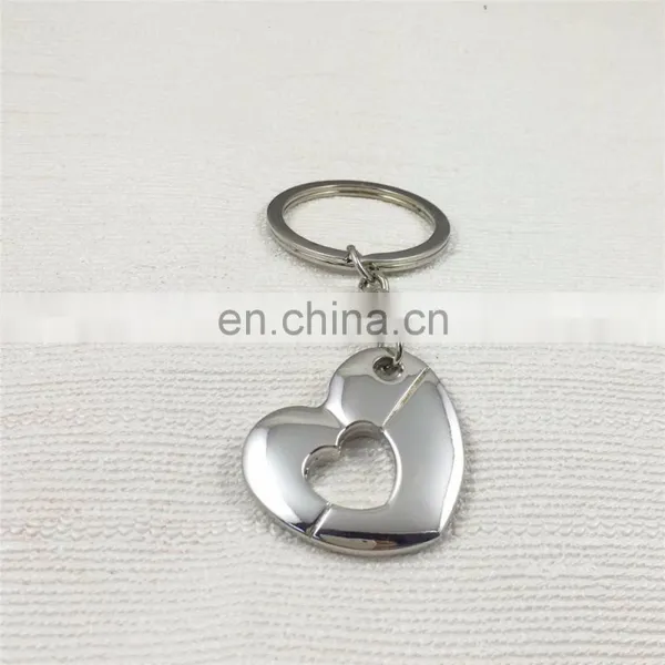 Customized 3D Heart Shape Hollow Keychains photo-4