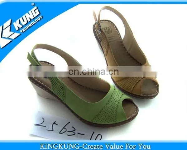 Green Ladies Shoes Upper on Wholesale photo-5