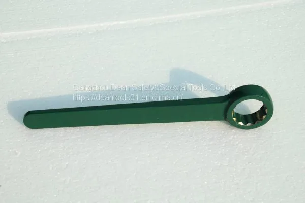 NON SPARKING STRAIGHT BOX WRENCH ALUMINUM BRONZE OR BERYLLIUM COPPER 11/16