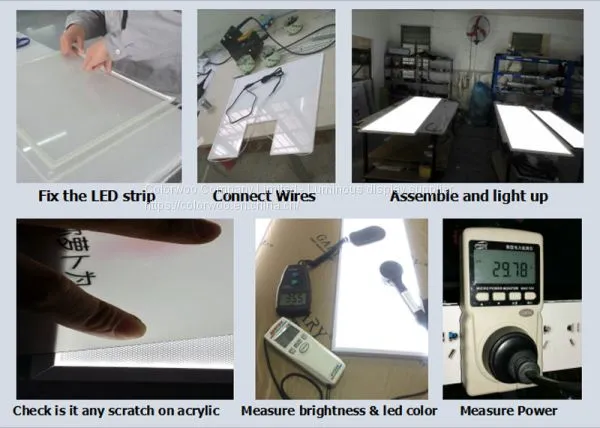 Colorwoo Led Slim Light Box for Store Decoration Advertising Display photo-4