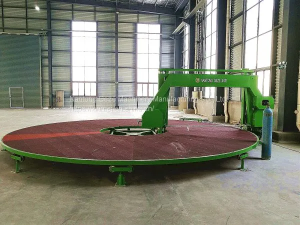 Sponge Disc Flat Cutting Machine High Efficiency Flat Cutting Machine, Turntable Foam Cutting Machine photo-2