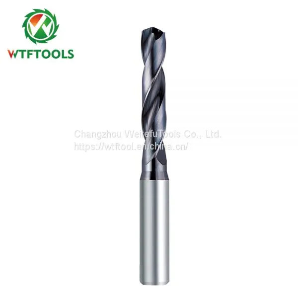 9mm 3D Tungsten Carbide Drill Bits For Metal Inner Coolant Drilling