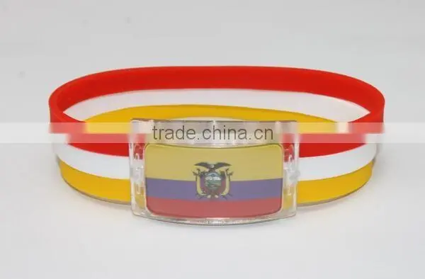 New Fashion Men Punk Charm Bracelet Silicone Bangle Sports Casual Wristband Birthday Gift photo-4