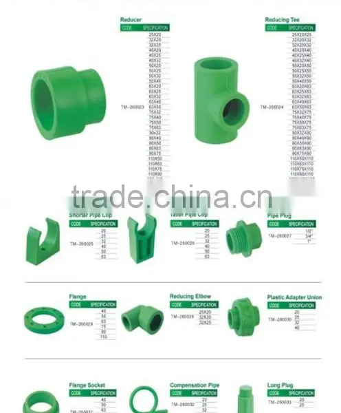 Ppr Pipe Fitting Ppr Clamp CE Approved Gold Manufacturer PPR Plastic Pipe photo-6