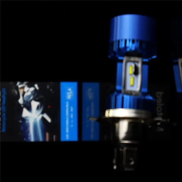 Wholesale Customized All Kinds of LED Headlight F8 2500LM + Cob Angel Eye 25W H4 Motorcycle Electric Car Headlight Bulb photo-5