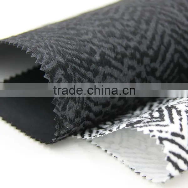 Zebra Stripe Flock Design Print Fabric Textile Fabric photo-2