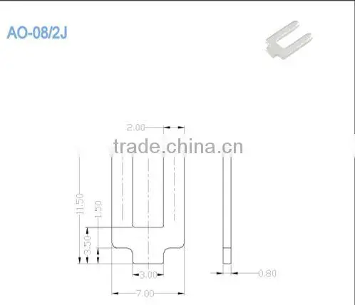 Pitch 5.00mmTerminal Accessory Brass Terminal photo-2