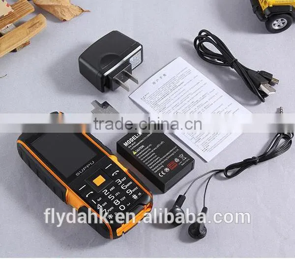 IP67 Waterproof Rugged Phone X6000 6000mah Big Battery Power Bank Dual SIM Card Hightlight Torch Rugged Phone photo-6