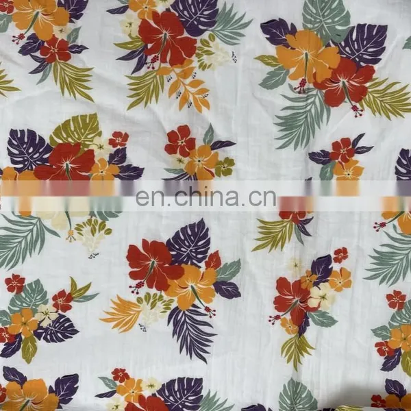 New Trendy Viscose/cotton Linen Dress Making Woven Printing Fabric for Garment photo-4