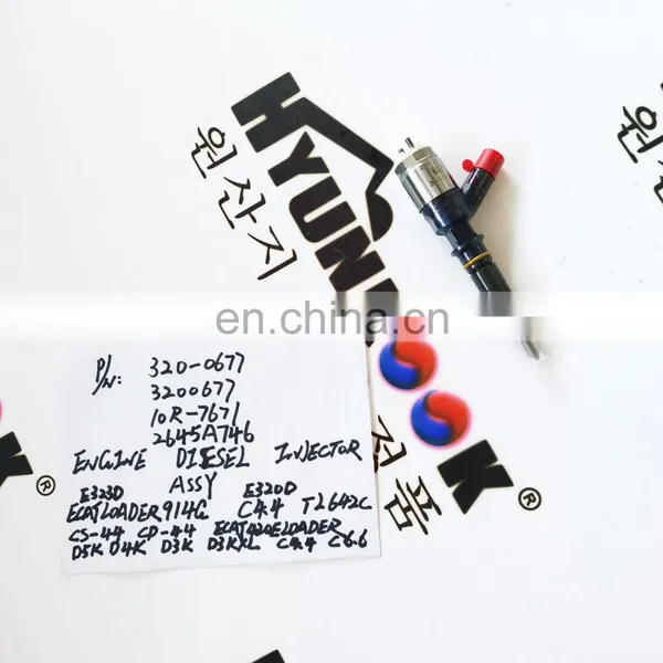 320-0677 10R-7671 2645A746 Engine Injector C4.4 C6.6 D5K D4K D3K D3KXL CS-44 photo-2