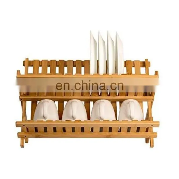 Homeware Collapsible Sink Dish Storage Rack Kitchen Utensil Holder Folding Plate Rack Compact & Foldable Dish Drainer photo-3