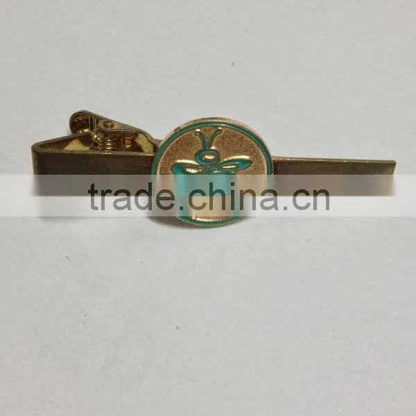 Custom Tie Clip/ Metal Tie Clip With Flower/cheap Tie Clips/the Pin Glory