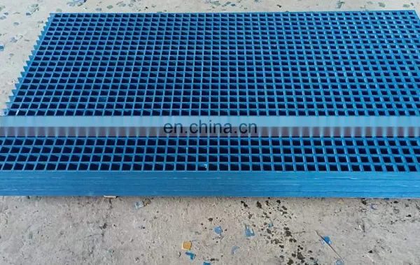 Corrosion Resistant FRP/GRP Molded Resin Plastic Fiberglass Mesh Gratings photo-5