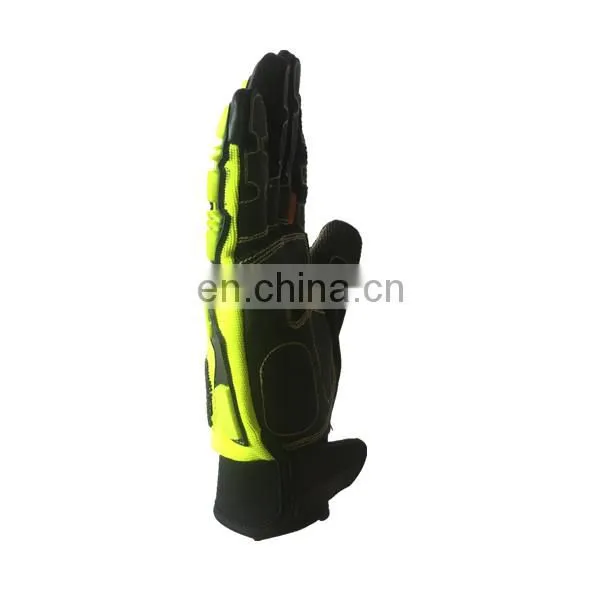 Mechanic Antivibration Cut Resistant TPR Impact Protection Gloves photo-5