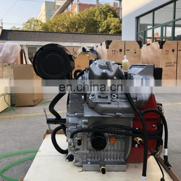 Hot Sale Air Cooled 2 Cylinders 4 Stroke SCDC Small Diesel Engine R292 photo-5