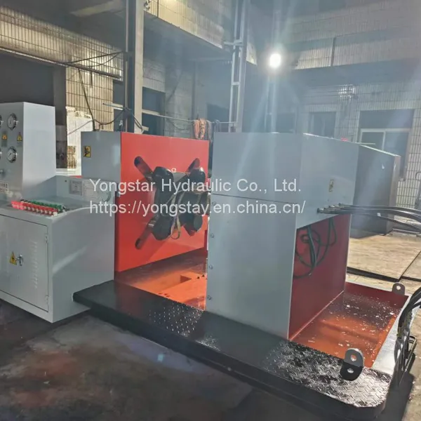 Manual Control Type YFT-400 Horizontal Claws Clamping Type Hydraulic Ball Valve Test Bench for Flange Valve Test photo-4