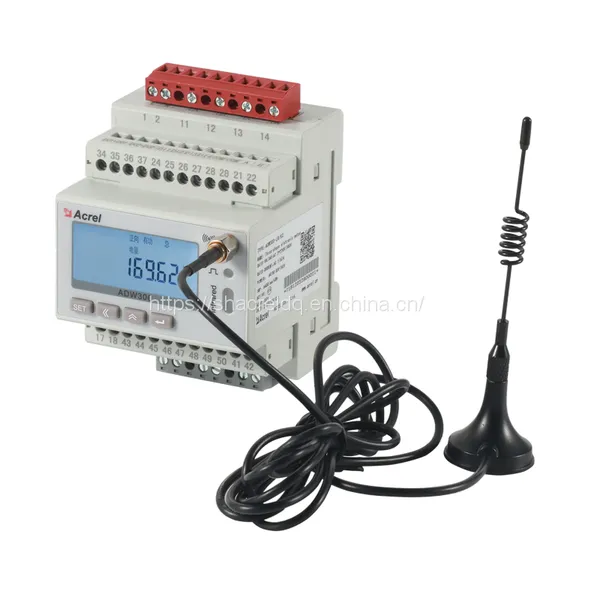Multiple Communication Methods Optional Wireless 3 phase iot Wireless Smart Electricity Energy Meter kWh AC Multifunction