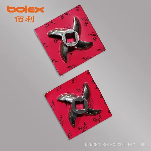 China Salvador Meat Grinder Mincer Chopper Mincing Machines Plates Knives Cutters Blades Replacements and Spare Parts by Bolex Cutlery Inc. photo-2