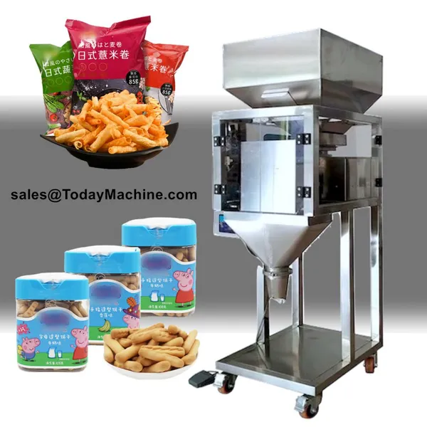 Automatic Linear Weigher Filling Machine for Rice Salt Seed Oats Beans Nuts Almonds Small Grains photo-2