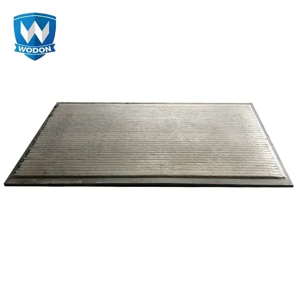 bimetallic hardfacing steel plate wear resistant overlay weld clad plate