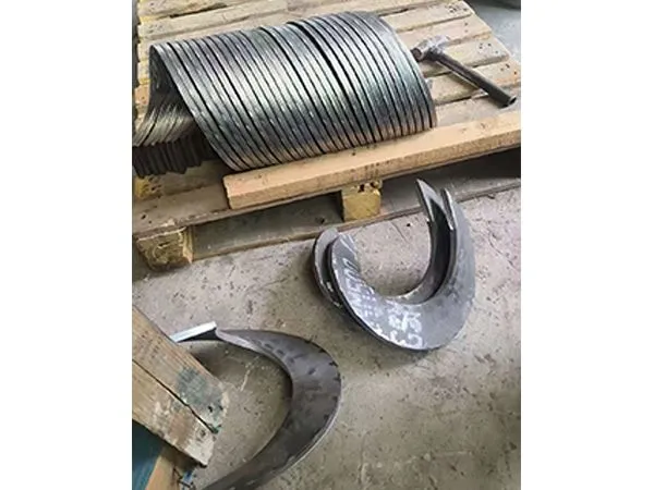 Stainless Steel, Carbon Steel, Screw Conveyor Blades, Auger Blades – Various Materials Available for Customization. photo-3