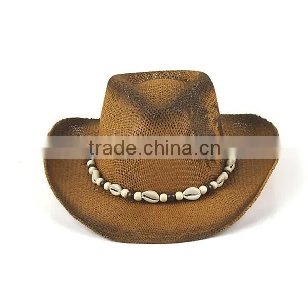 2015 Unisex Top Quality Mexican Sombreros Bulk Straw Cowboy Hats Mens Straw Beach Hat for Sale photo-5
