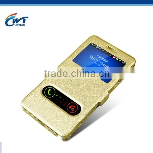 Factory in Shenzhen Fashion pu Leather Hard Case for Iphone 4 5 6 Flip photo-6
