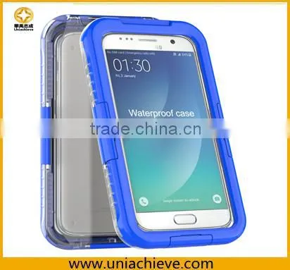 For Samsung S7 Silicone Case Waterproof Gray Color photo-2