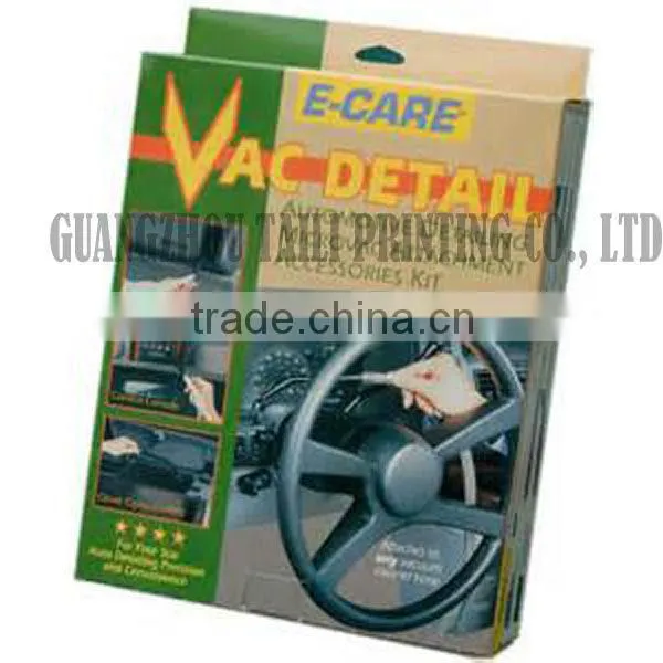 Automotive Parts Retail Paper Packaging With Hang Tab
