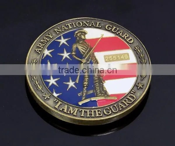 High Quality Souvenir Custom Metal Military Challenge Coin photo-5