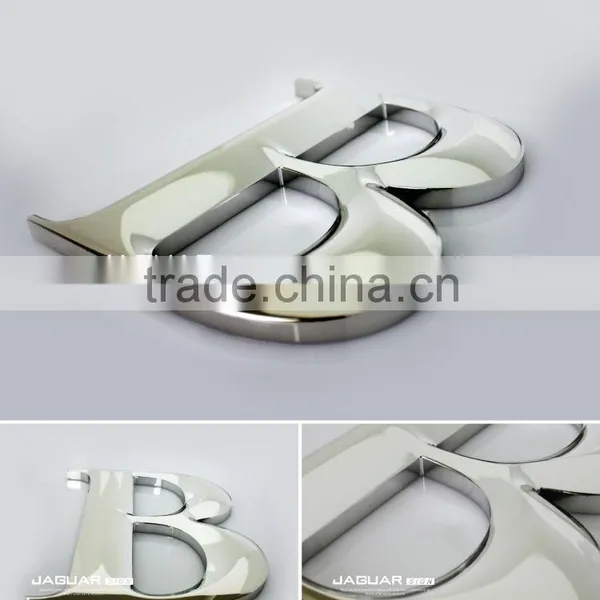 Galvanized Acrylic Full Color Metal Effect Decorative Letter Signs photo-4