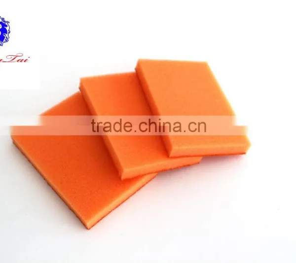 Orange Sourcing Pad With Yellow Sponge for Kitchen Supplies photo-4