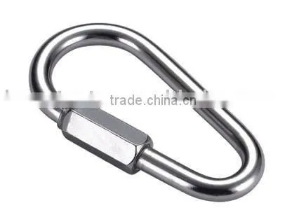 High Quality Stainless Steel Aisi 316 /304 Pear Shaped Quick Link Made in China Carabiner Rigging Manufacturer photo-2