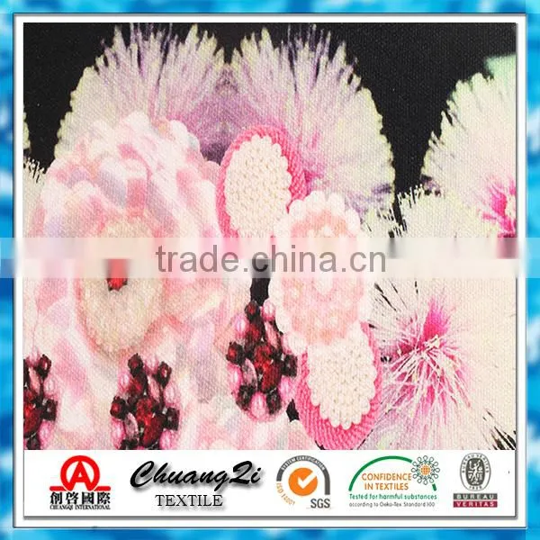 Woven Combed Textile China Supply Digital Printed 2x2 Canvas 100% Cotton Fabric Quality Choice photo-3