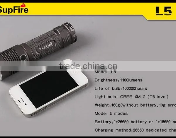 SupFire Aluminum Alloy Powerful Gem Torch photo-2