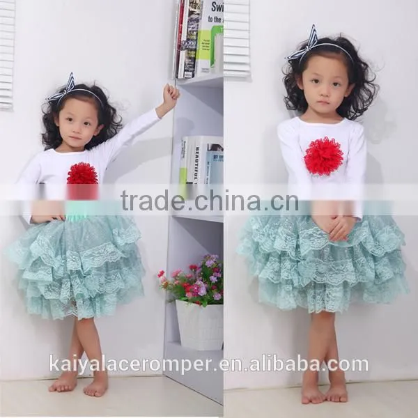 Wholesale Baby Clothes Top and Children Tulle Skirt photo-2