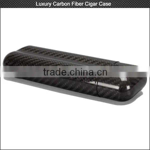 Luxury Colorful Carbon Fiber Cigar Case for High-end Market , Carbon Cigar Box Hold 2/3 Cigars photo-4