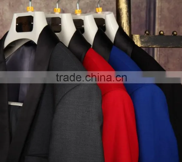 High Quality Garments Factory in China Oem Service Slim Fit Gem Black Evening Wedding Formal Party Suits Tuxedo Mens photo-3
