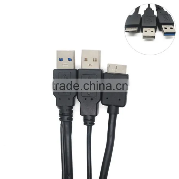 USB 3.0 A Y Cable to Micro Usb3.0 BM With Usb2.0 Cable photo-2