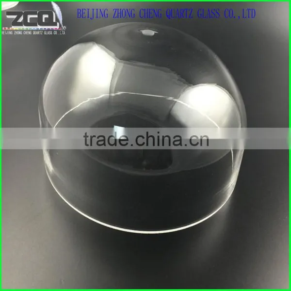 High Quality Quartz Glass Bell Jar With a Hole on the Top photo-2