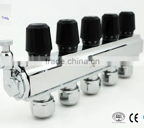 2 Ways Valve Manifold Brass Underfloor Heating Manifolds Digital Manifold photo-5