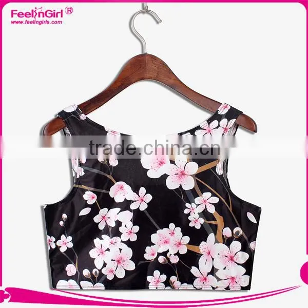 New Arrival Wholesale Modern Girls Ladies Vest Fit Tank Tops photo-5