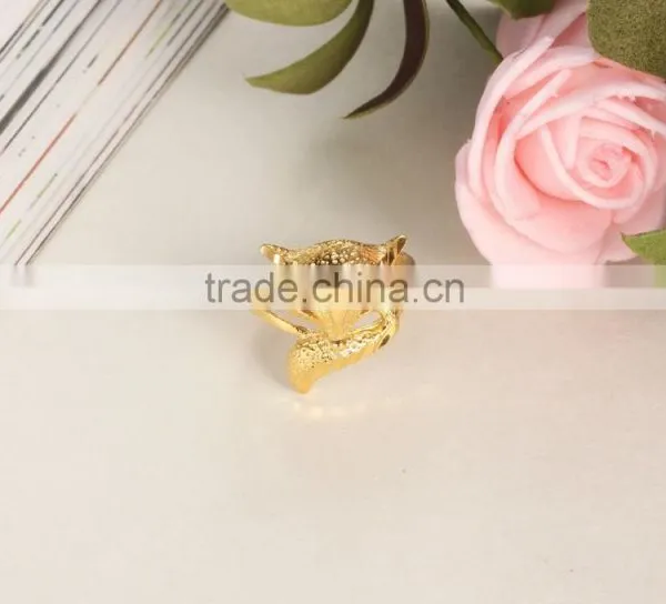 Saudi Arabia Gold Wedding Ring Price Fox Design 4 Gram Gold Ring Quality Choice photo-5